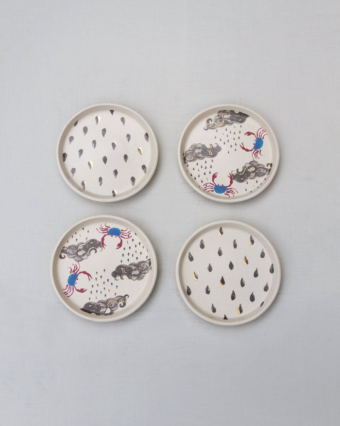 Crab Coaster Set (Set of 4)