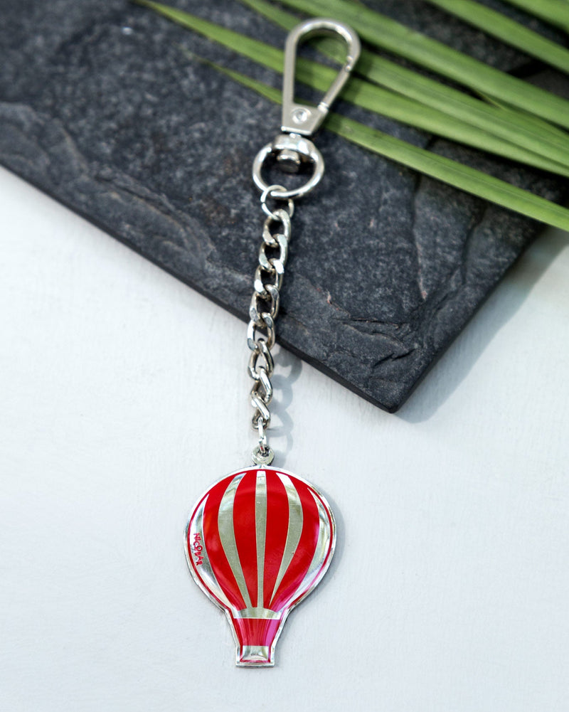 Hot Air Baloon Keyring