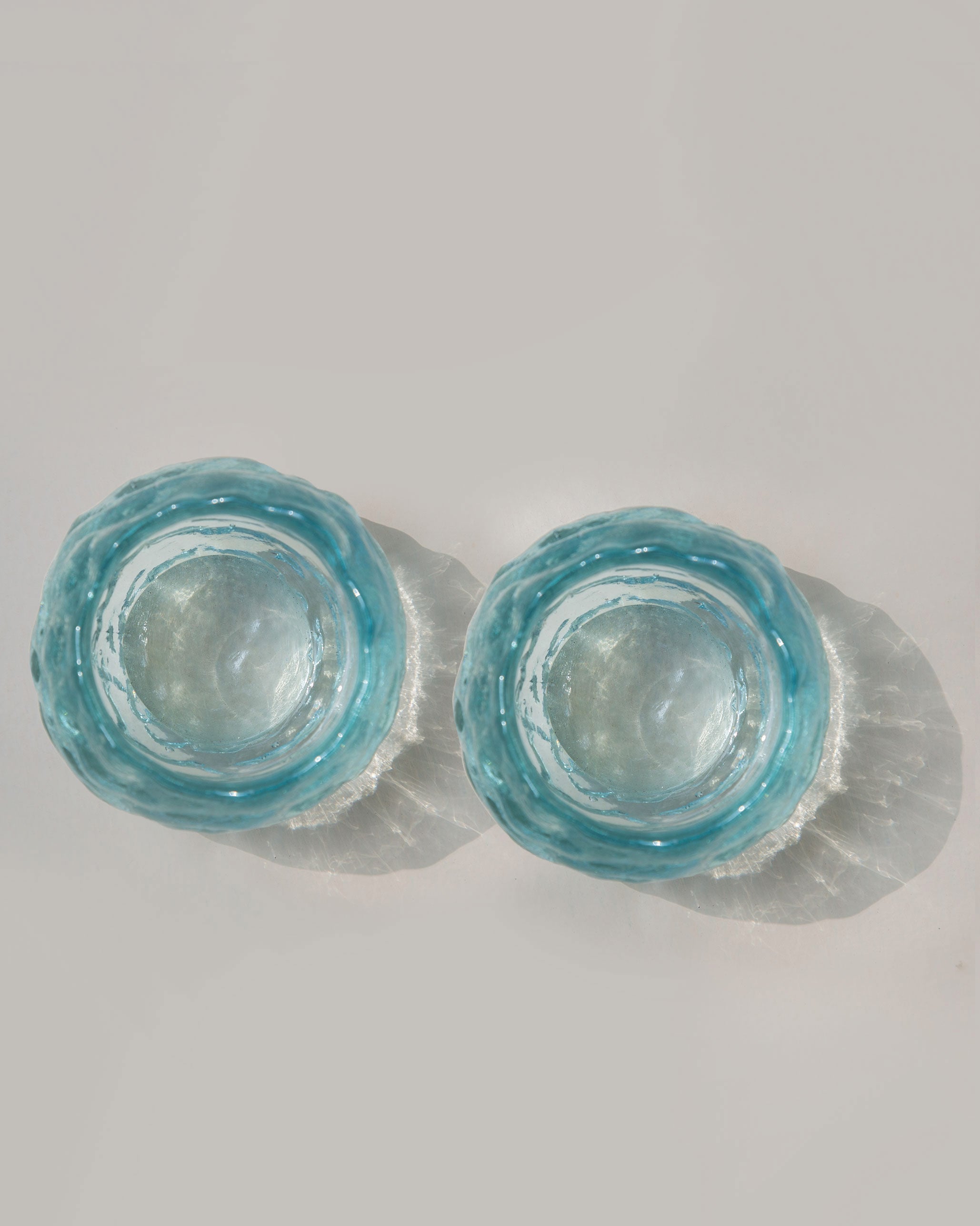 Ripple Glass Votive (Set of 2)