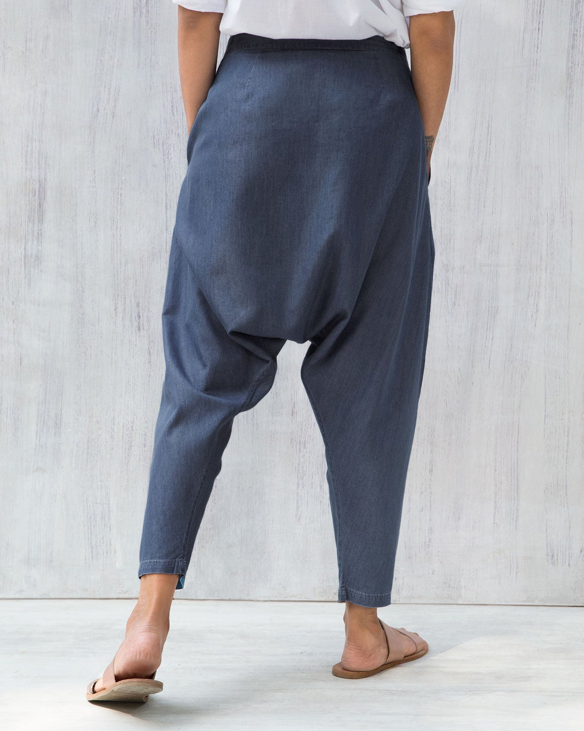 Jinan Slouchy Pants - Blue