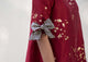 Side High Slit Top - Red