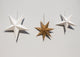 Gold Paper Star (Set of 3)