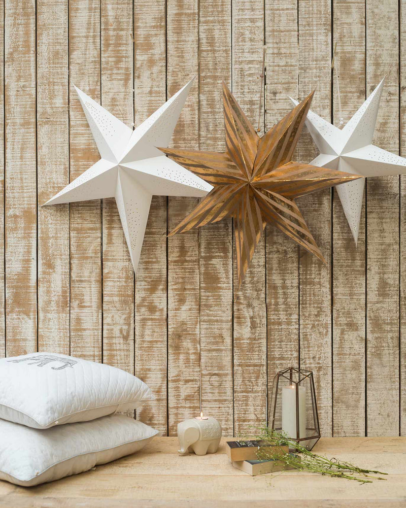 Gold Paper Star (Set of 3)