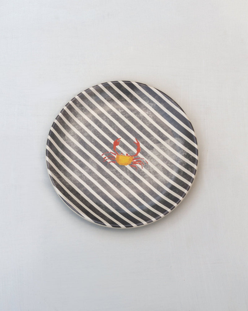 Nancowry Crab Quarter Plate - Multi (Set of 2)