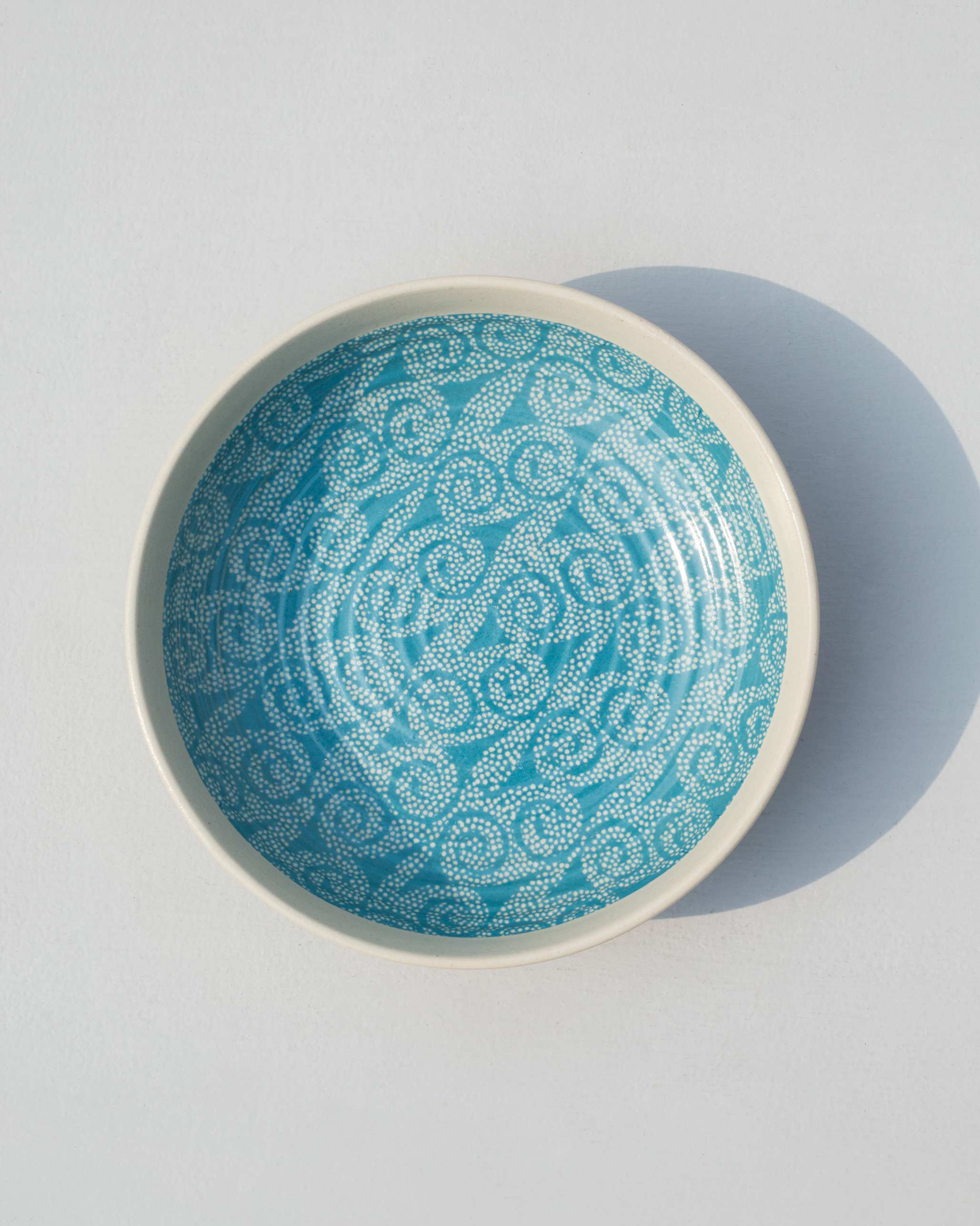 Dot Shallow Bowl