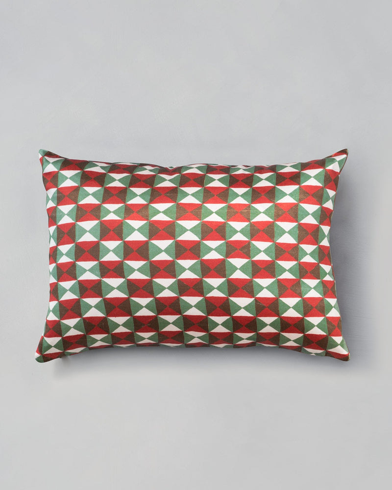 Mushru Stripe Lumbar Cushion Cover