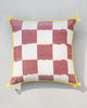 Square Ikat Cushion Cover - Red