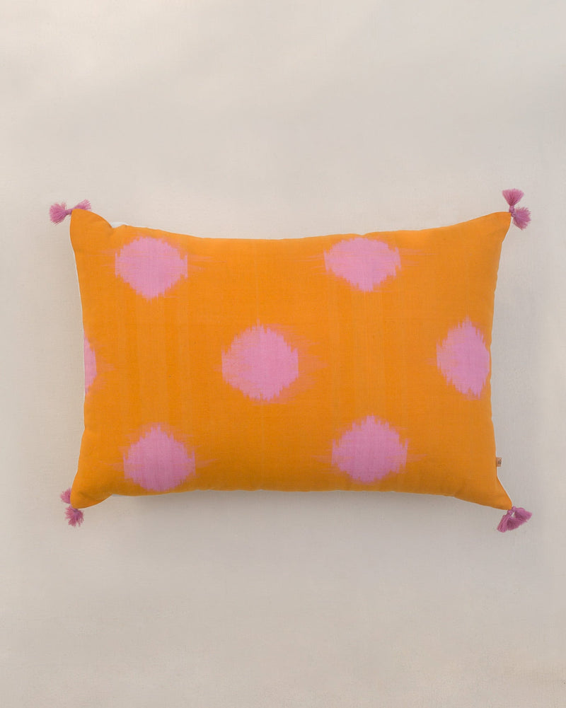 Ikat Dot Lumbar Pillow Cover