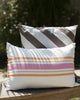 Stripey Lumbar Pillow Cover