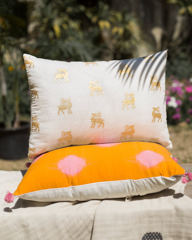 Hiran Lumbar Pillow Cover