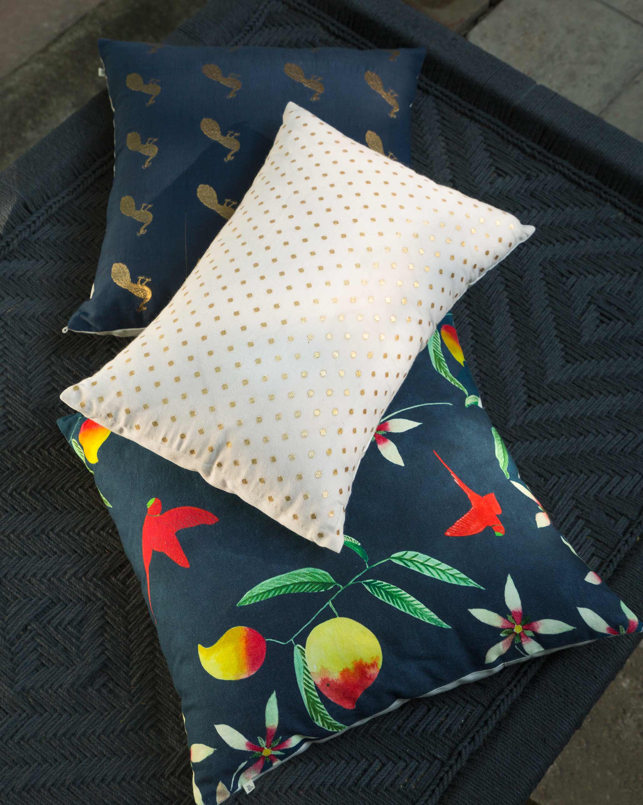 Dot Lumbar Pillow Cover