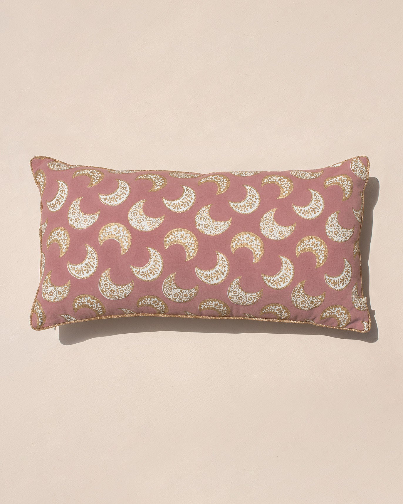 Luna Lumbar Cushion Cover - Pink