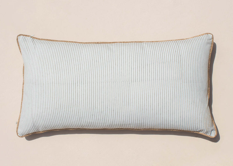 Luna Lumbar Cushion Cover - Blue