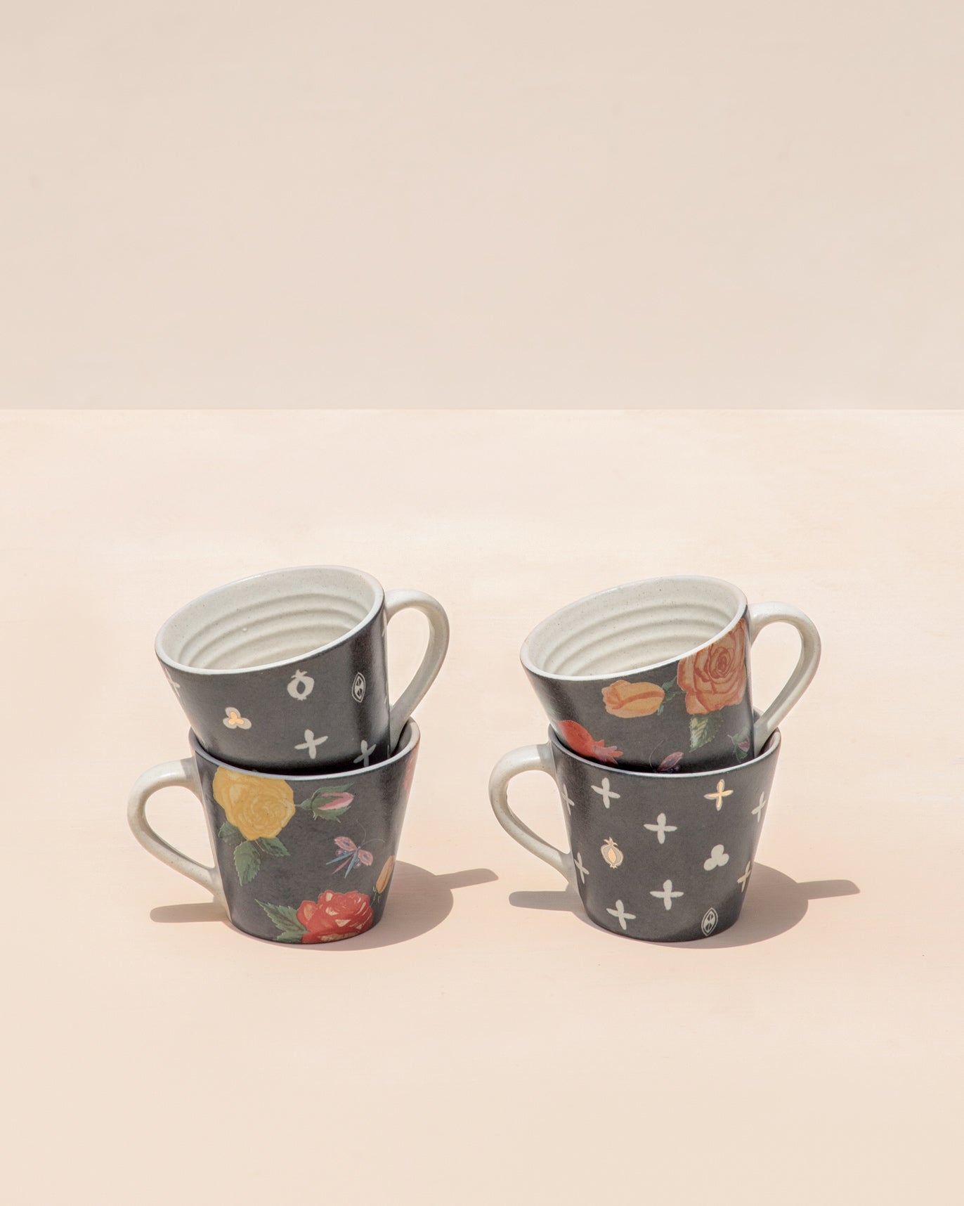 Rose Bush Espresso Mug (Set of 4)