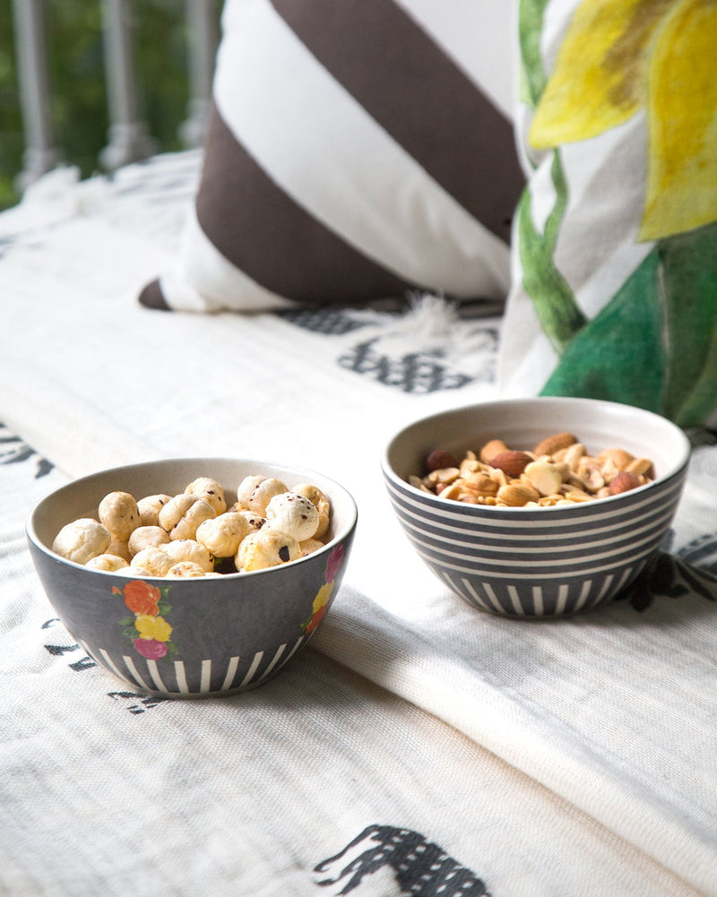 Rose Nut Bowls (Set of 2)