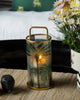 Serai Glass Lantern - Gold