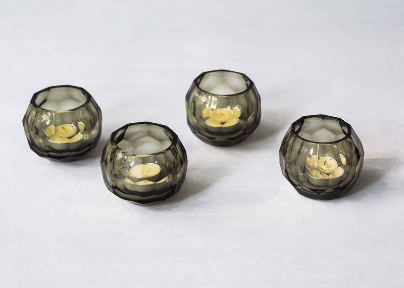 Haze Votives With Scented Tealights (Set of 4)