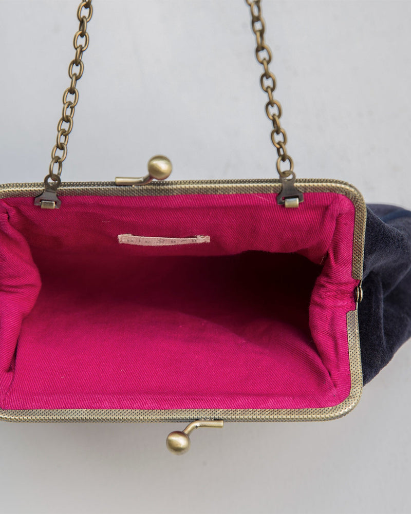 Romani Clutch - Navy