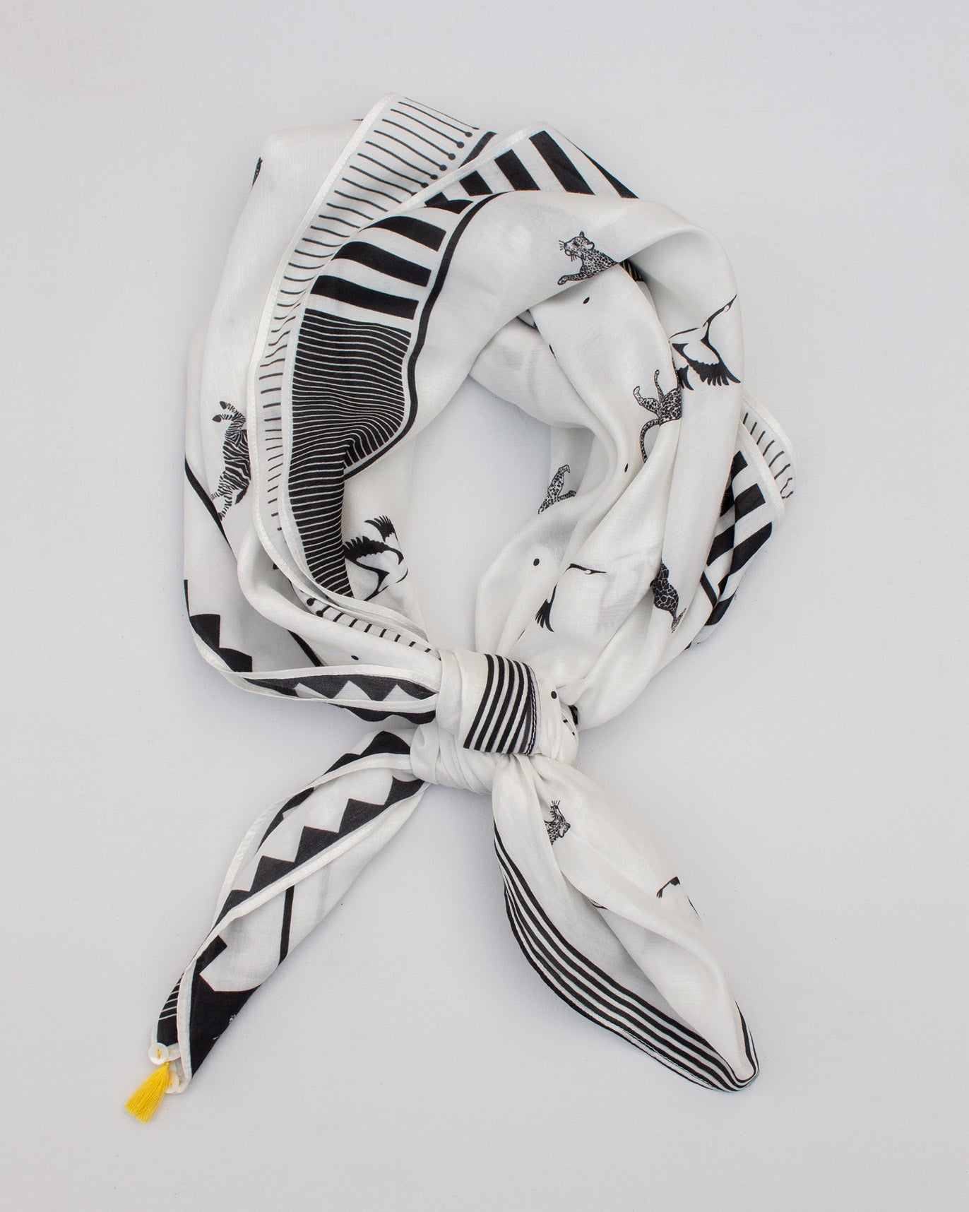 Tribe Scarf - White