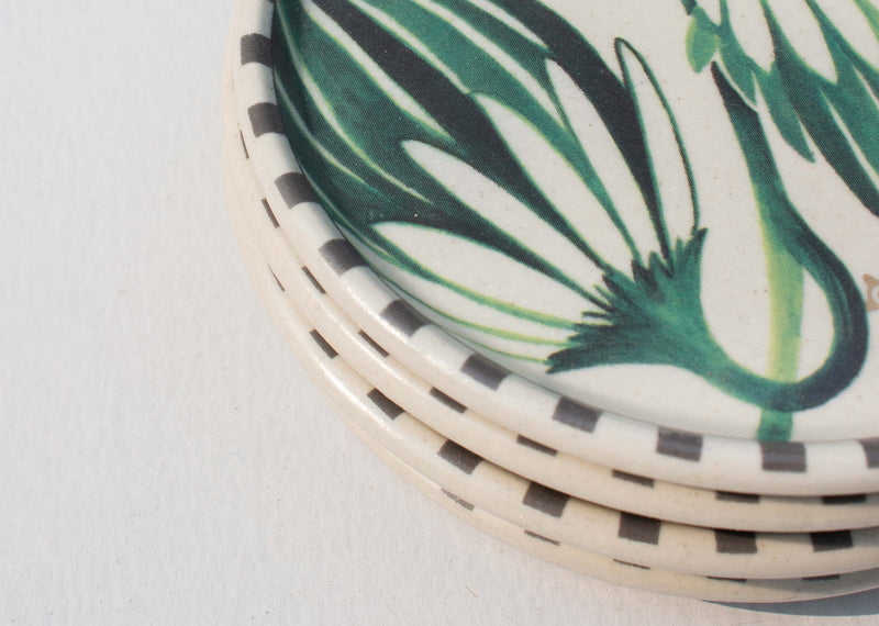 Palm Coasters (Set of 4)