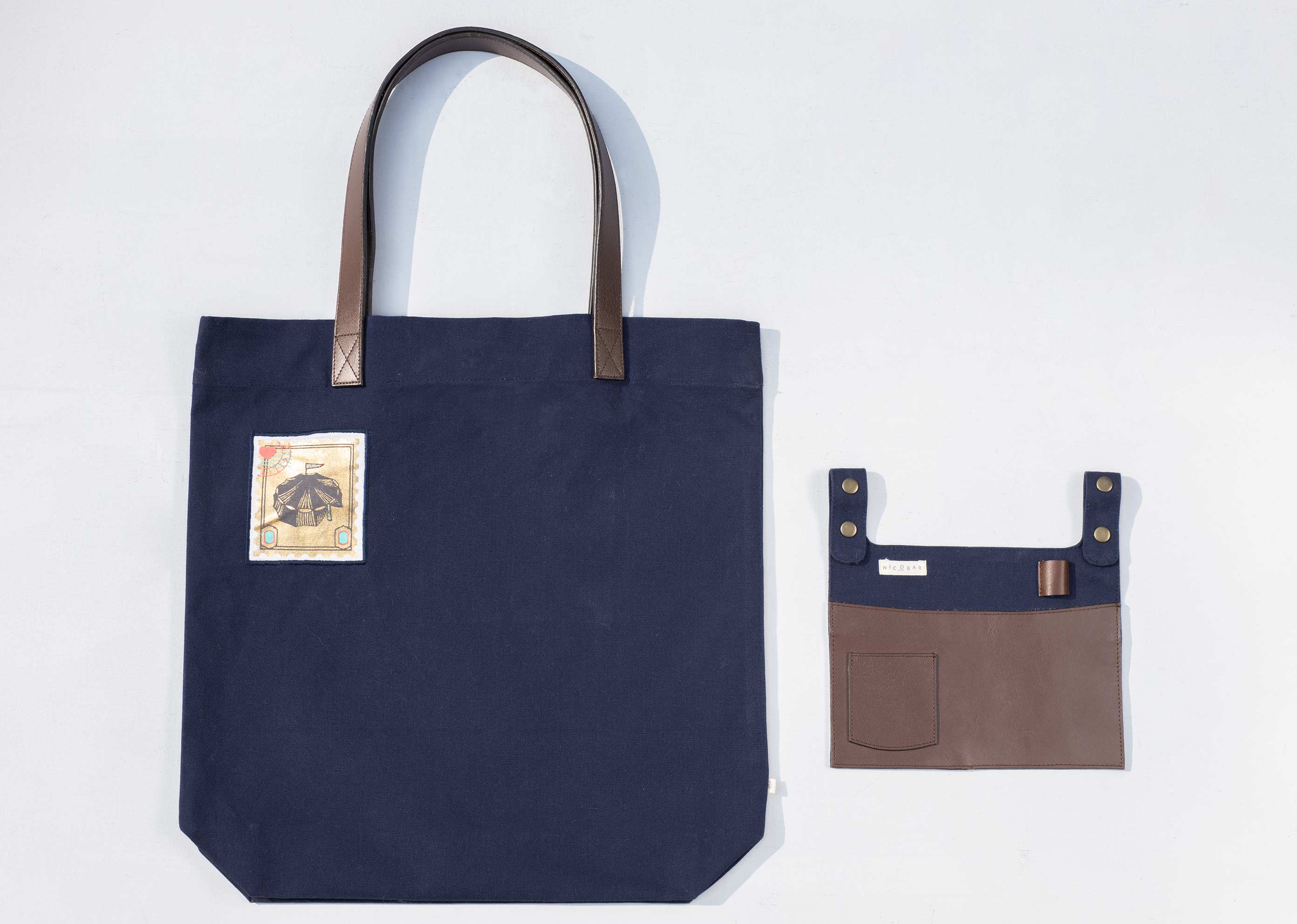 Mukayu City Tote - Indigo