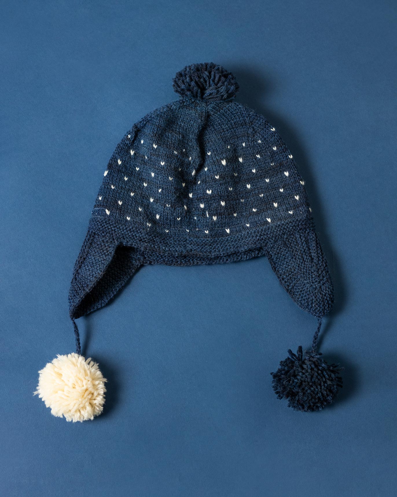 Jack Frost Bauble Cap - Indigo