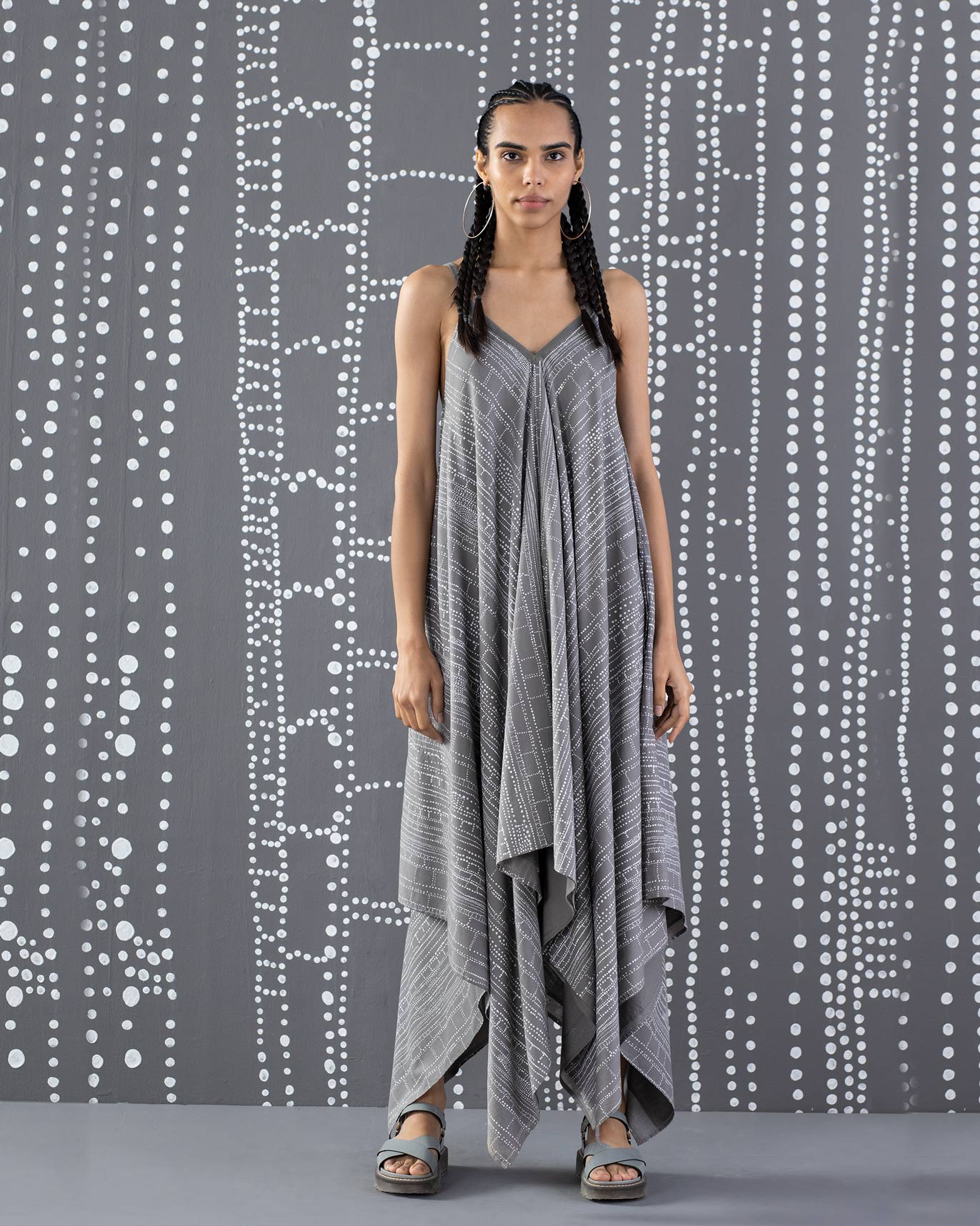 Handkerchief Dress - Grey