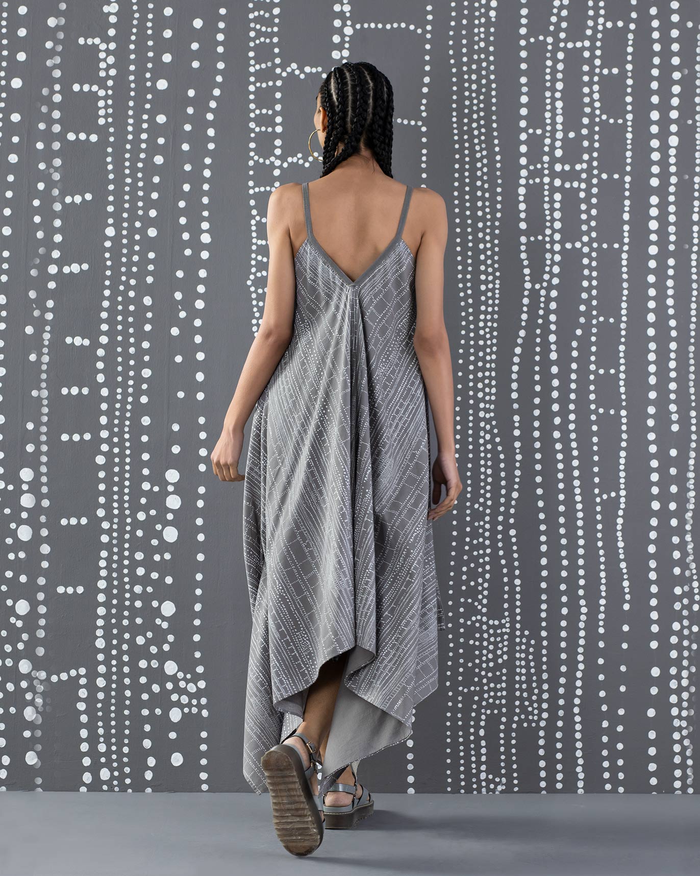 Handkerchief Dress - Grey