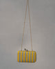 Ananas Clutch - Yellow & Grey Stripes