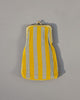 Hana Spectacle Case - Yellow & Grey Stripe