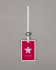 Starfish Bag Tag - Beetroot