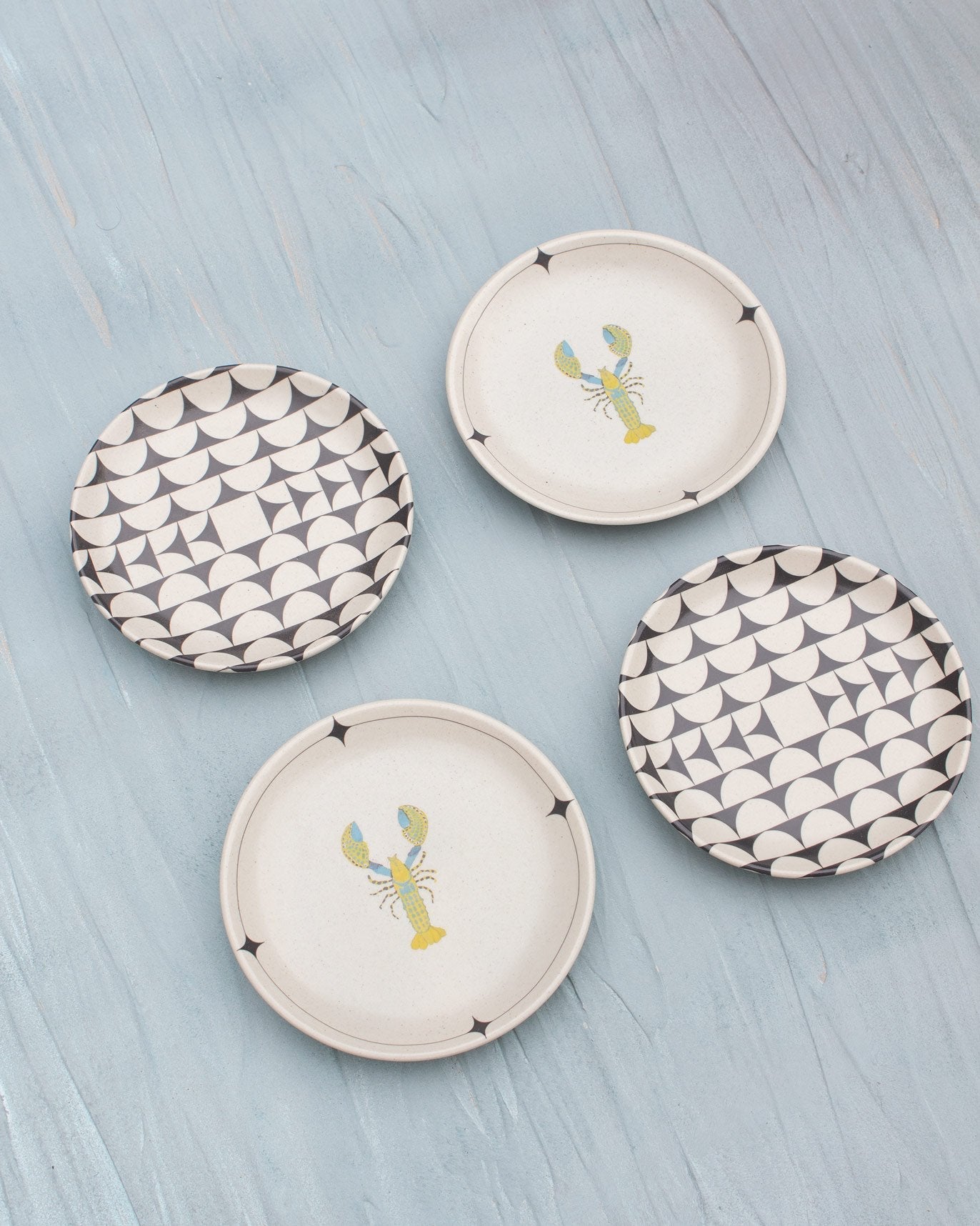 Zanzibar Tea Plates (Set of 4)