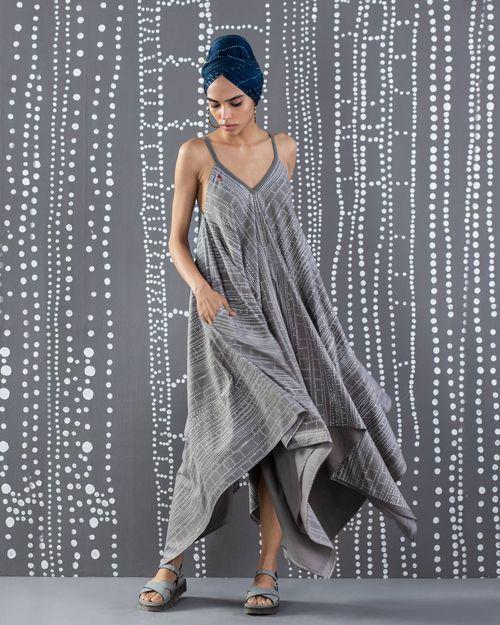 Handkerchief Dress - Grey