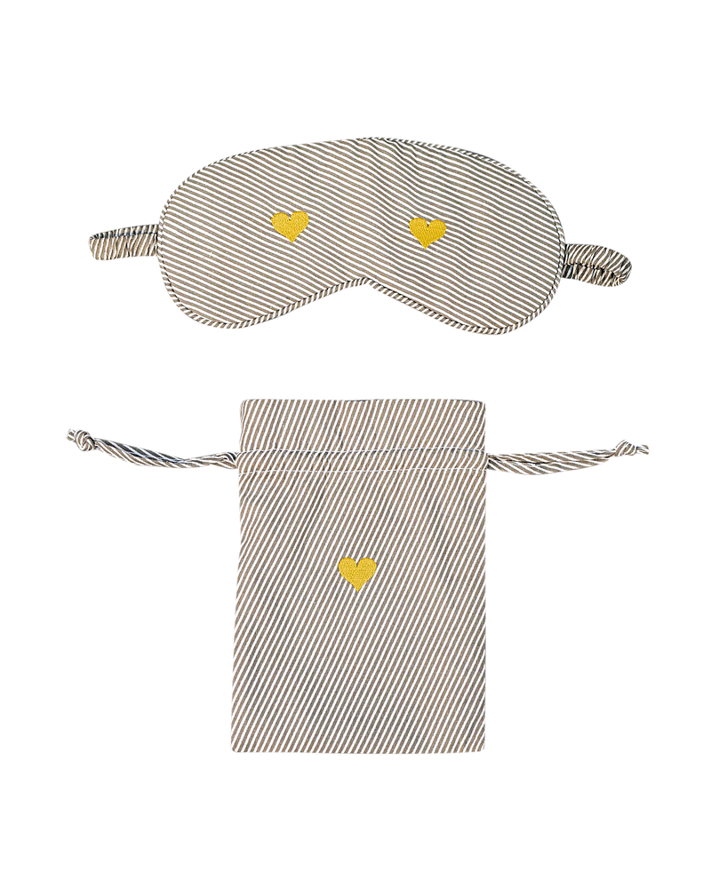 Heart Snooze Eye Mask & Pouch