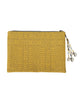 Jumbo Jacquard Pouch - Yellow