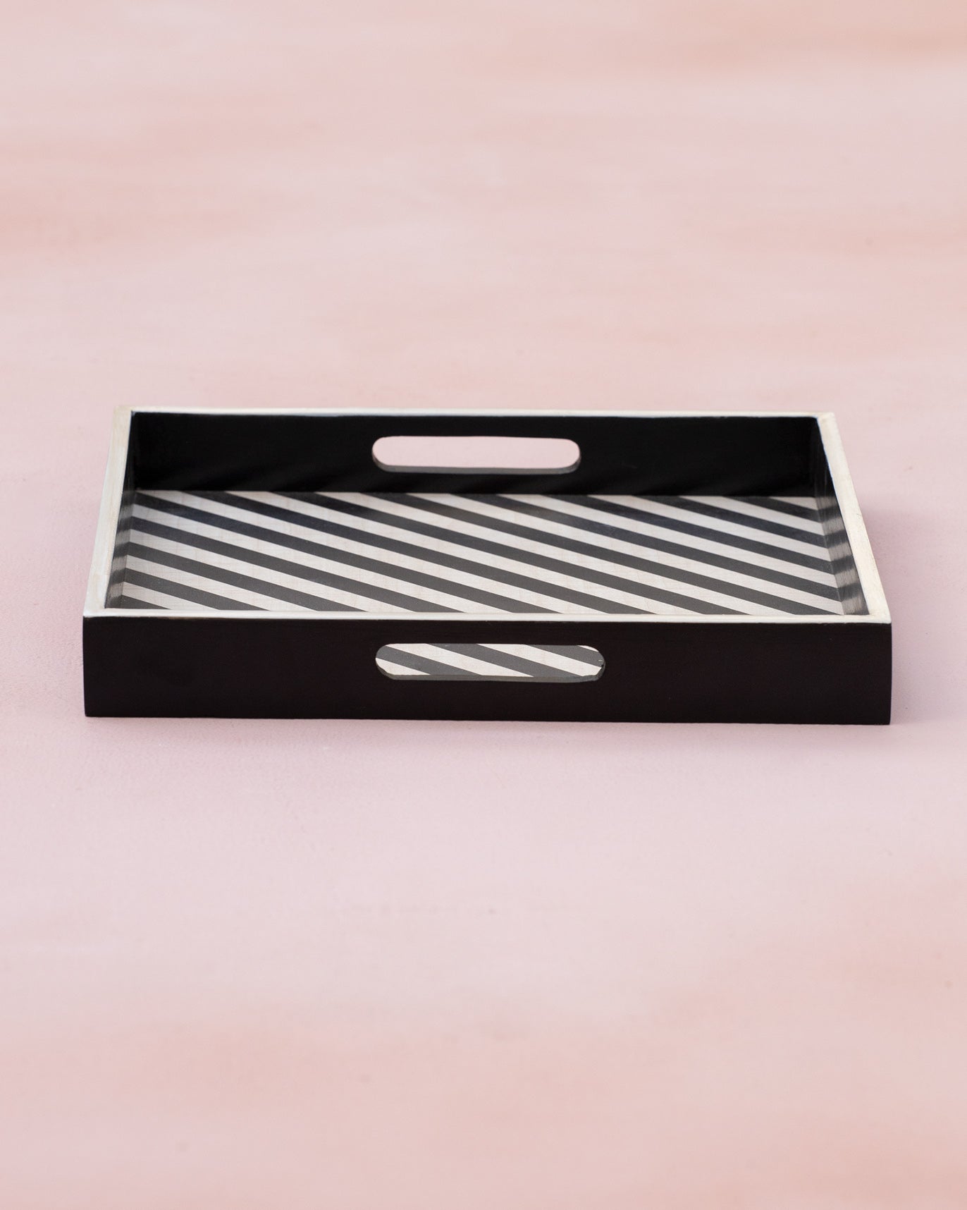 Mime Stripe Wooden Tray