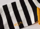 Mime Stripe Socks - Black & Ivory