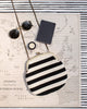 Sling Bag - Black & White Stripes