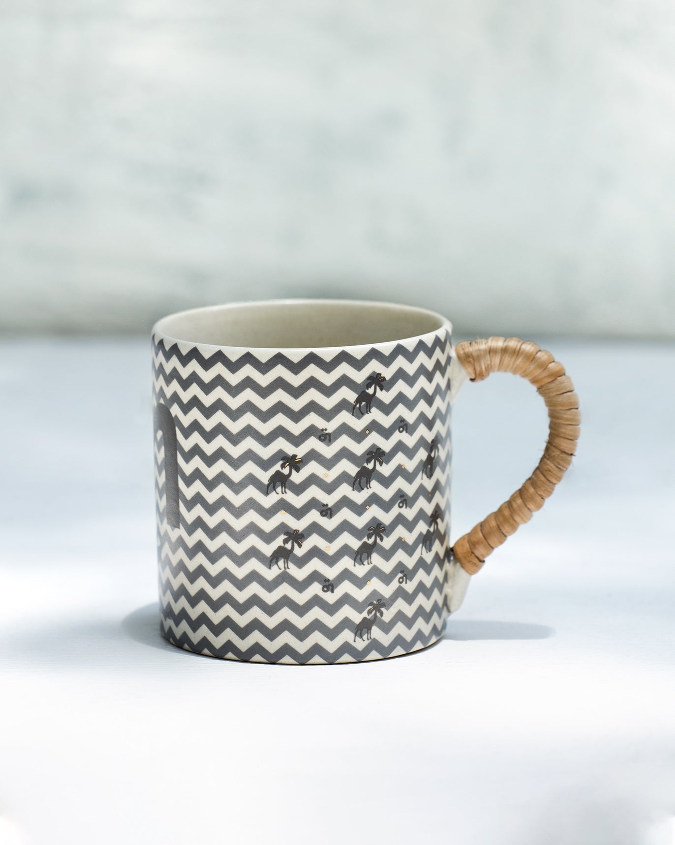 Camel Palm Straight Mug