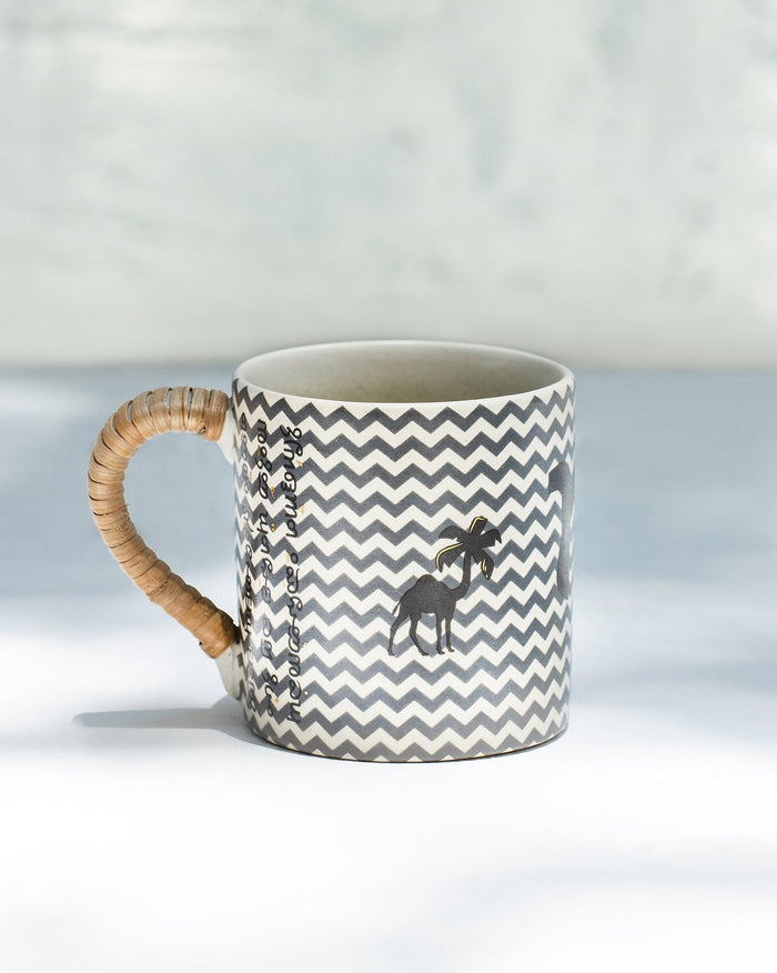 Camel Palm Straight Mug