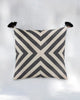 Nizara Herring Cushion - Charcoal