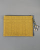 Jumbo Jacquard Pouch - Yellow