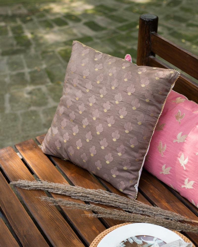 Trefle Cushion Cover - Taupe