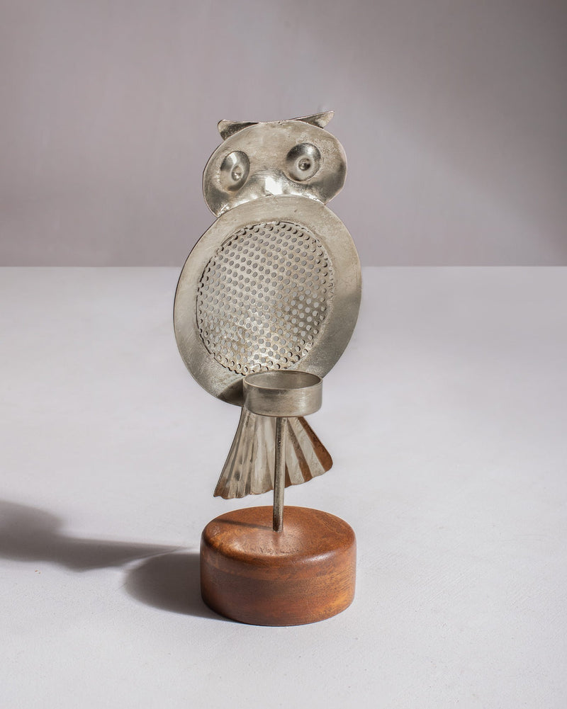 Owl Tealight Holder Large