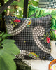 Tile Cushion Cover - Charcoal