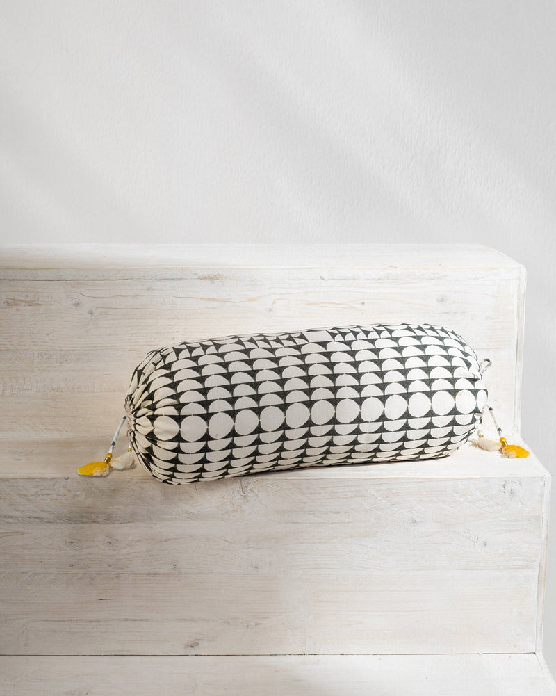 Tikona Bolster Cover - Charcoal