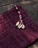 Midi Jacquard Pouch - Purple