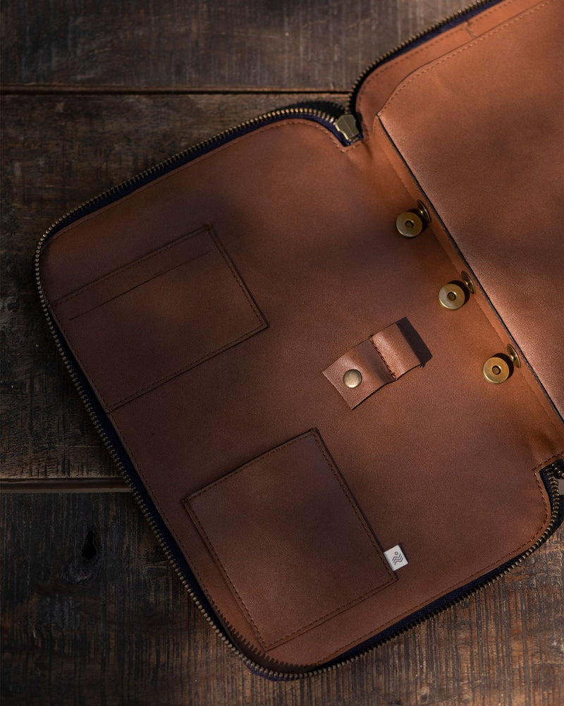 Safar tora tech organiser - Navy & Grey