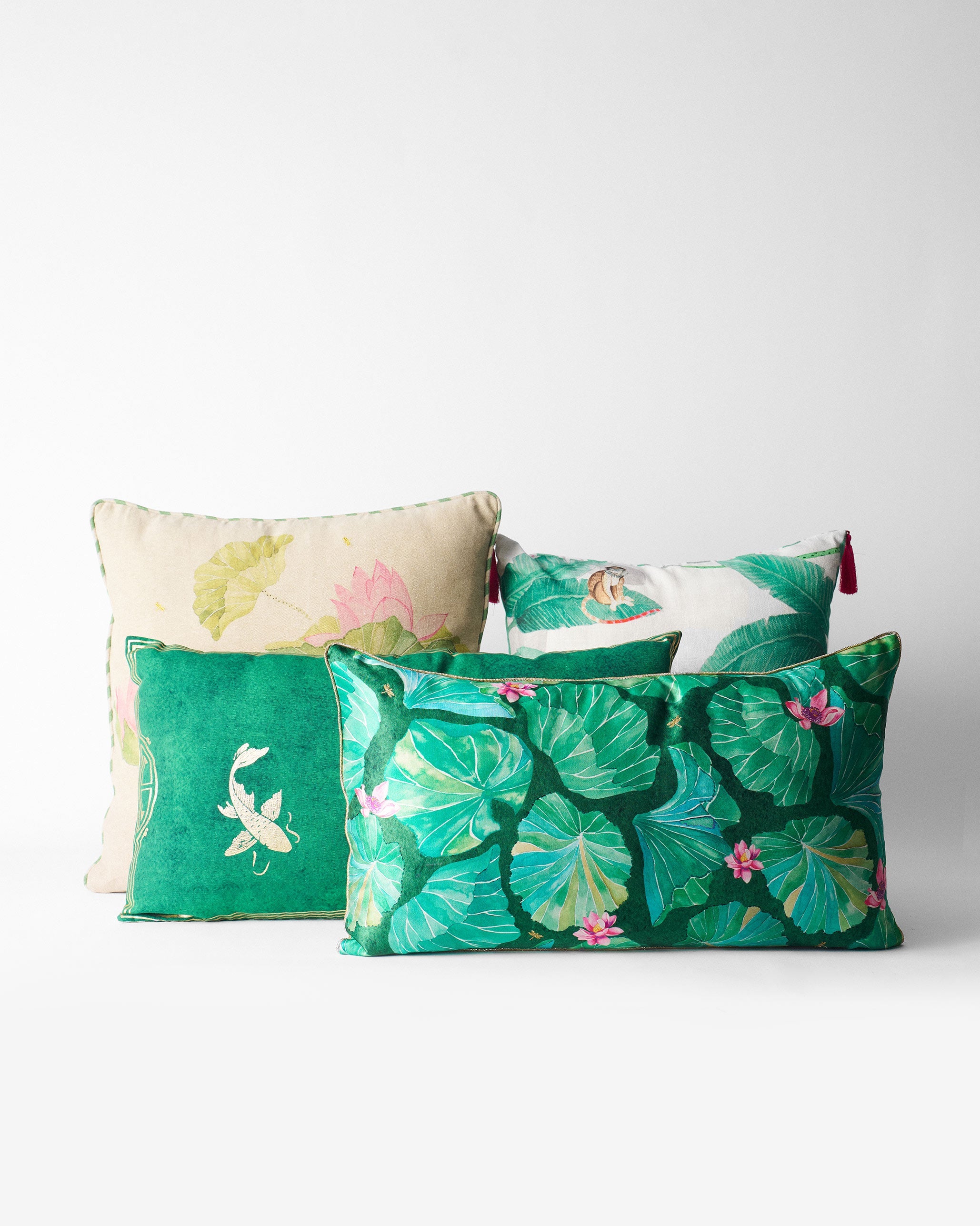 Dancing Koi Cushion Cover