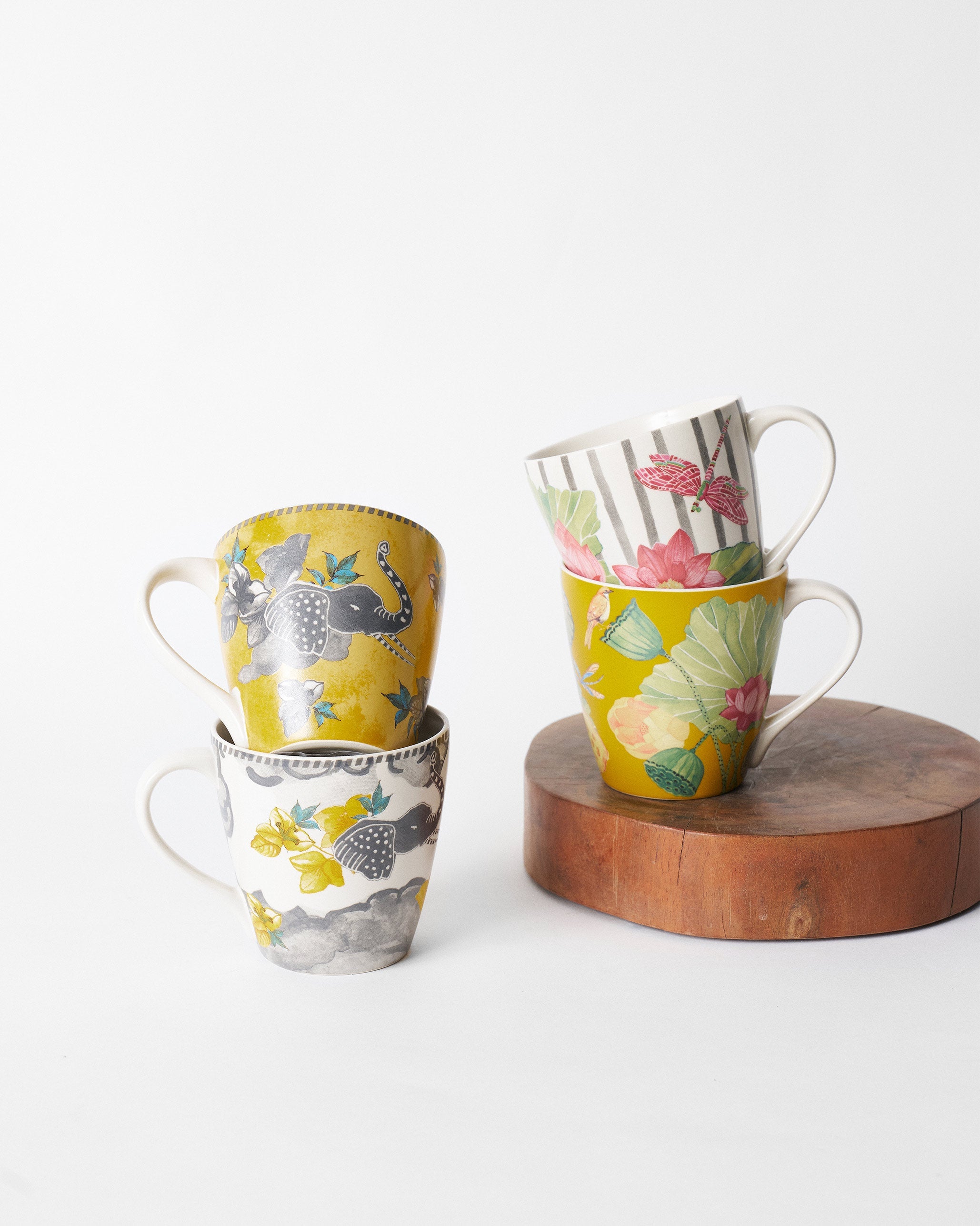 Bougainvillea Garden Mug Set